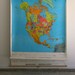 5 in 1 Vintage Classroom Wall Map. Large Vintage Paper Map. World Map. Pull Down. Oversized. Rand McNally. Vintage Map. Geography.