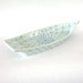 Sushi Boat. Long Japanese Tray. Geometric. Classic. Blue and White. Chinoiserie. Dish. Eclectic Home Decor. Modern. Rhapsody Attic.