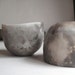 Pair of Pit-fired Ceramic Whiskey Cups - 6 oz