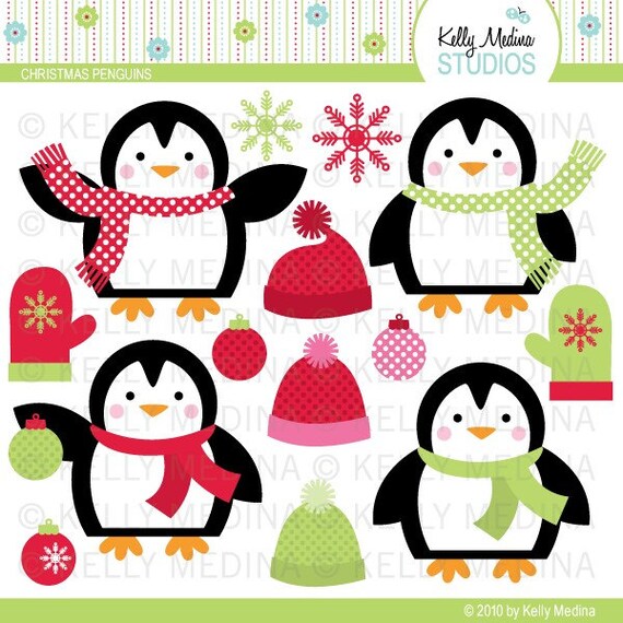 clipart christmas penguin - photo #47