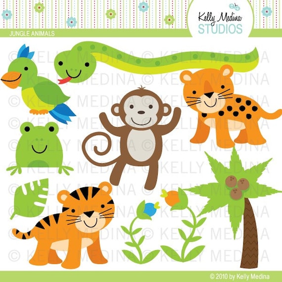 jungle animals clipart pictures - photo #43