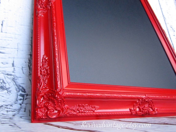 KITCHEN CHALKBOARD For Sale Framed Magnetic Chalkboard Red Furniture Red Framed Chalk board Baroque Home Office Organizer