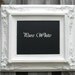 VINTAGE WEDDING DECOR Personalized Wedding Sign Baby Nursery Decor Custom Wedding Sign 17"x15" Ornate Blackboard Shabby Chic Decor