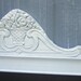 VINTAGE WEDDING Shabby Chic Wedding Antique French Chalkboard Wedding Decor Blackboard Distressed White 30"x14" Decorative Framed