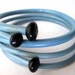 Recycled Knitting Needle Bracelets Baby Blues Large