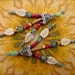 TRIBAL boho GYPSY hippie colorful earrings LEAF earrings Bohemian earrings gypsy Dance