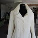 Vintage Winter White Faux Fur Coat Handmade Size 8 Fully Lined