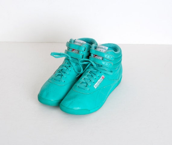 reebok freestyle green