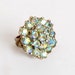 Vintage 60s Aurora Borealis Rhinestone Ring