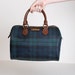 Vintage 90s Polo Ralph Lauren Plaid Canvas Speedy Satchel
