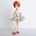 Vintage 60s MOD Redhead Japanese Pose Doll RARE Large Size