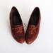 Size 7 1/2 Vintage 80s 90s Lace Up Spectators 37.5