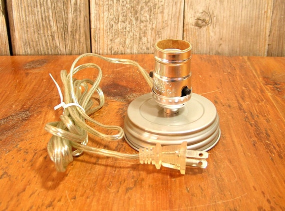 Lamp Adapter Kit For Wide Mouth Mason Jar By Vintagehardware