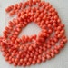 15 Inch Strand, Superb SALMON CORAL Smooth Drops Shape Briolettes, 7mm Long,Finest Item,Lowest Price,Best Quality