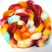 FRUIT SALAD Hand-Dyed Superwash Merino Combed Top/Roving-4 ounces