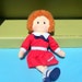 Annie cloth doll - 1982 Knickerbocker Toy Company - Toys that love you back
