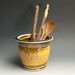 Half price - Soda fired kitchen utility jar - 352