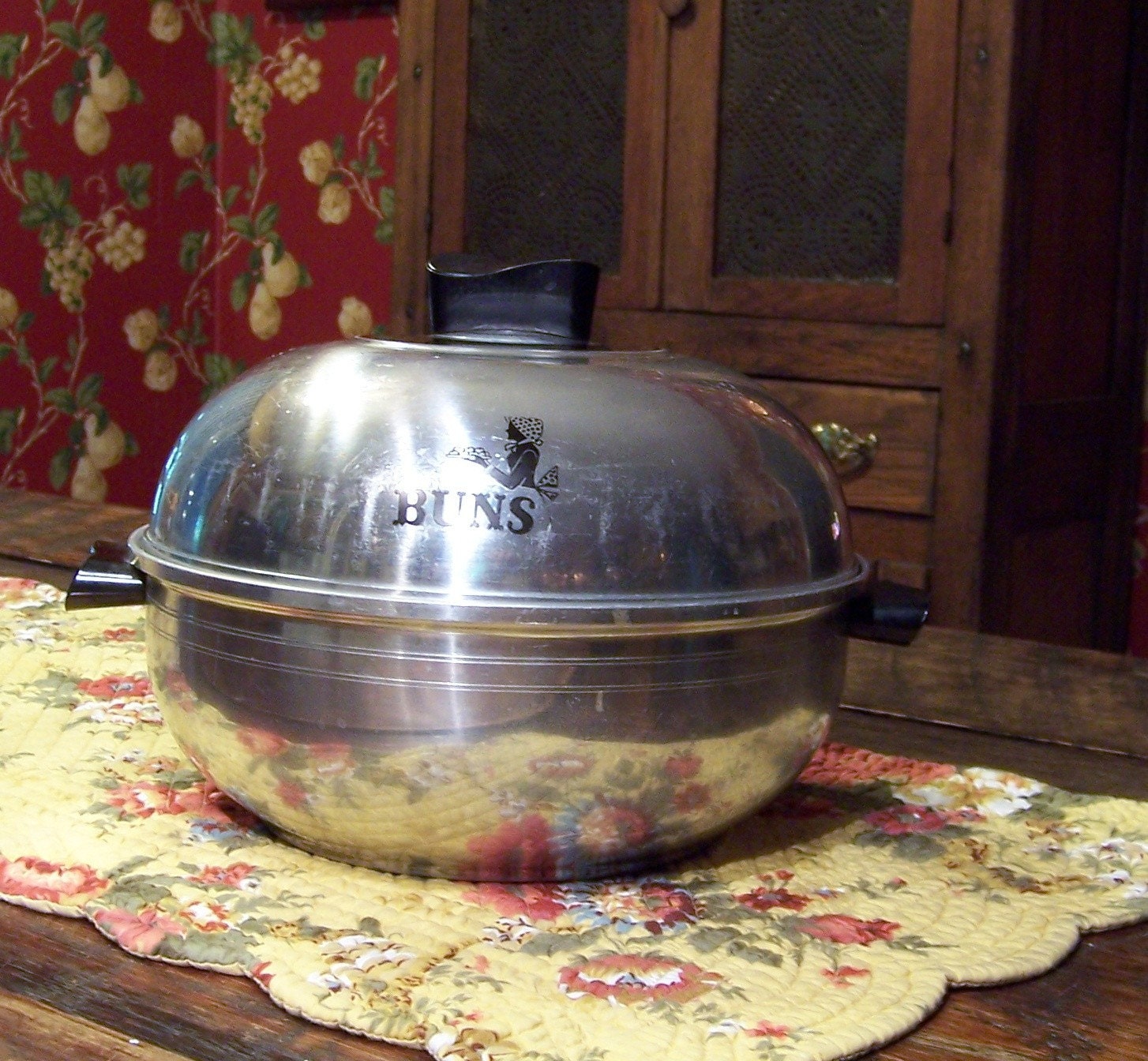 Vintage Bun Warmer West Bend Aluminum Bun Warmer by