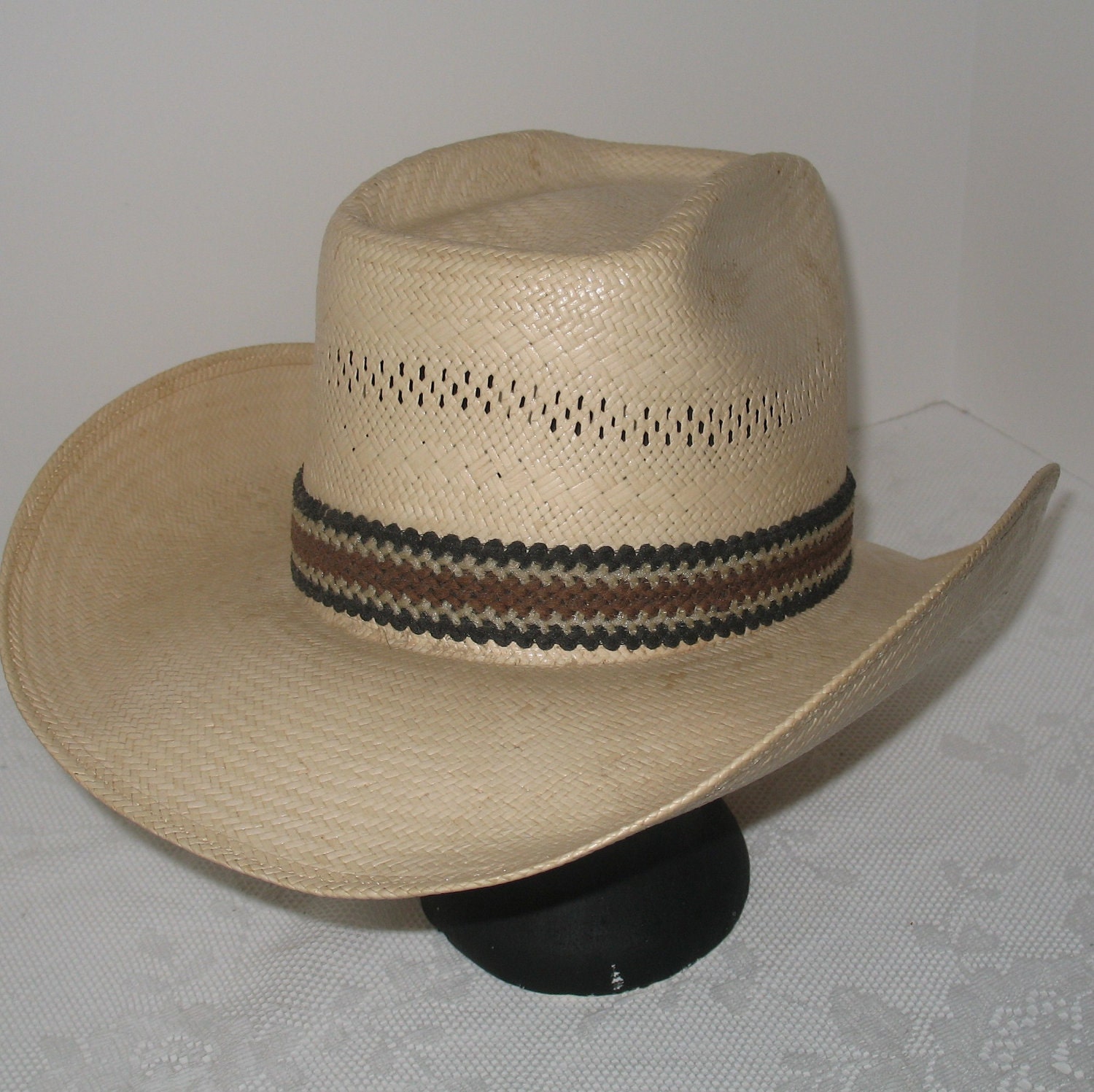 Vintage Stetson Roadrunner Straw Hat