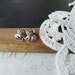 PURR vintage cat post earrings (silver)