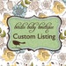 Custom Listing for Heather