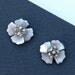 California Poppy Studs