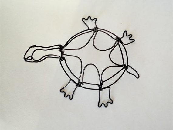 Turtle Wire Sculpture