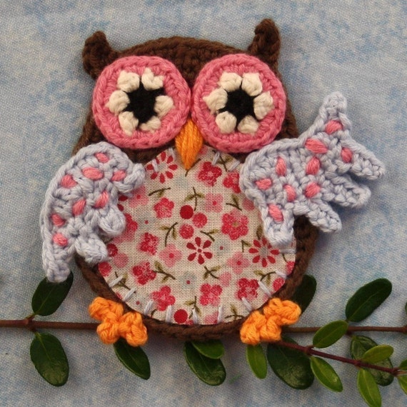 Applique Owl Crochet Pattern