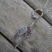 The key to heaven lariat necklace in sterling silver