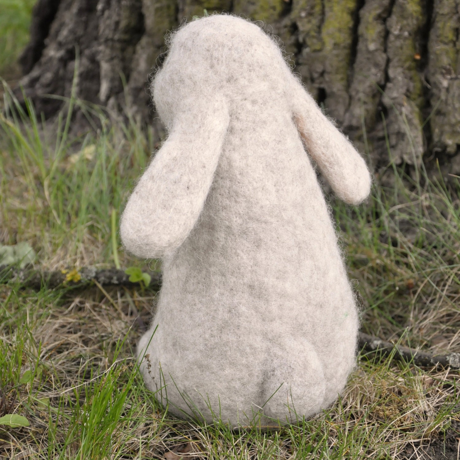 Handmade Needle Felted Wool Rabbit Bunny