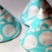 Baby Boy PeePee TeePee Blue and White Whales