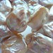 Freshwater Pearls Natural Pink Square Coin Pearls 20mm 25mm Focal