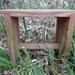 Rustic Black Cherry Step Stool, Bench, Side, End Table