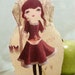 Annabelle Murphy on the farm - mini pillow