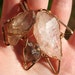 Smoky Quartz and Clear Quartz Pendant Wrapped in Gold Filled Wire