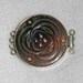 Vintage Carved Shell Button Clasp