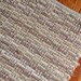 Sale - Antique Hand Made Reversible 27" x 50" Woven Rag Rug Runner - Farmhouse Primitive Drab Browns