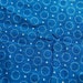 Antique (10) Indigo Blue Quilt Squares - TINY CIRCLE CALICO - Blue and White Fabric - 1870-1880