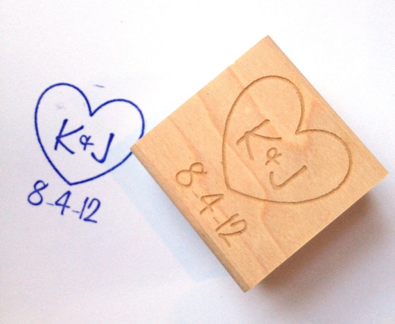 custom wood stamp
