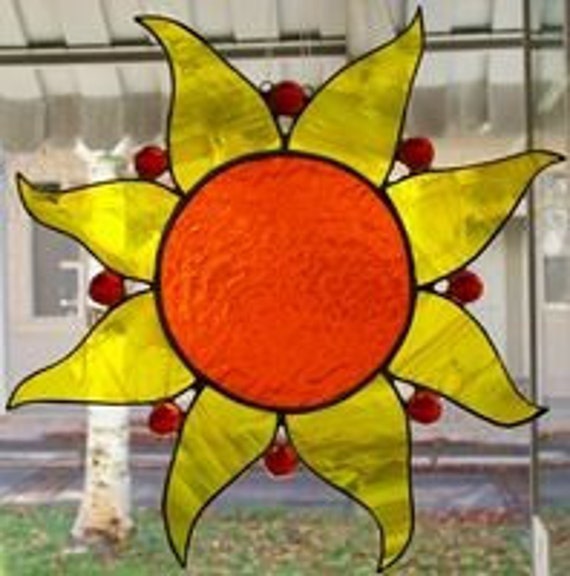 stained glass sun corona