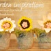 PDF Crochet Hat Pattern and video to make 7 Baby Flower Bonnets . These make a lovely gift and photography prop . newborn and up