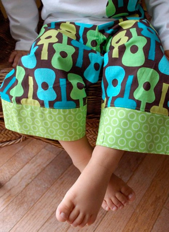 Items similar to Lounge Pants Groovy Guitars on Etsy