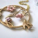 Paradise - Sweet Bird And Flowers Necklace, Floral Necklace, Nature Inspired, Gift For Her