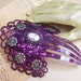 Vintage Spanish hair comb flamenco style with cameo Spanish dance (BO)