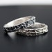 silver lace stacking rings -SAMPLE SALE, 50% OFF - 2 rings size 8 1/2 - last pieces in this lace pattern