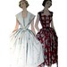 Vintage 1950s Rockabilly Pin Up Girl Full Skirt Party Sundress Sewing Pattern Simplicity 3759 , 30 B