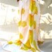 Groovy 60's Tablecloth 12 Napkins Sunny Yellow Sunbursts Picnic Summer Orange Gold from Tessiemay