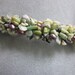Green Turquoise Stone Wire Wrapped Beaded Barrette