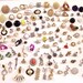 HUGE Lot of Earrings For Parts or Repair Vintage Antique Modern Rhinestones CORO Trifari Monet (D80)