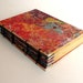 Coptic Bound Journal with Retro Papers of Flapper Girl